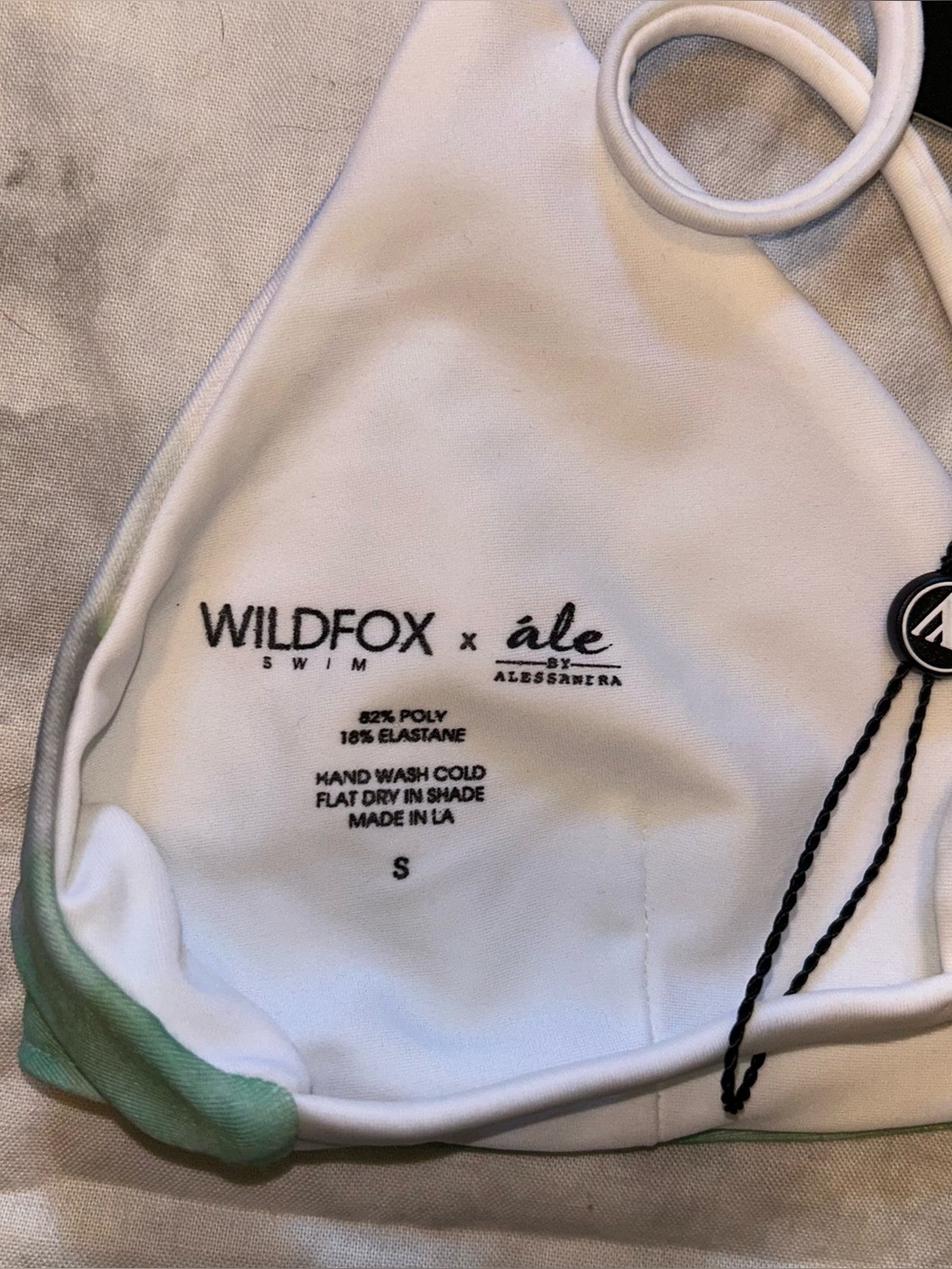 Wild Fox x Ále by Alessanira Tie Dye Bikini Top - Picture 2 of 3